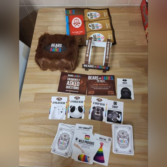 4/$30 Bears vs Babies  Card Game Monsters Babies - Picture 3 of 6